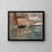 Venetsia - Frits Thaulow — kehystetty taideteos seinällä
