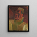 Portrait de Constant Permeke - Frits van den Berghe — kehystetty taideteos seinällä