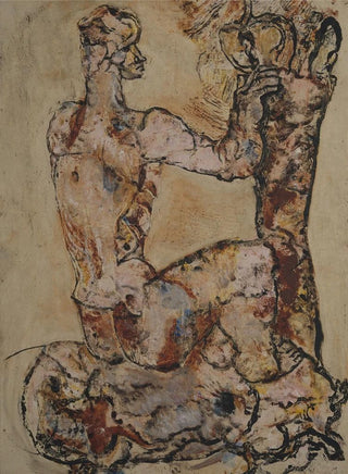 Frits van den Berghe - Sitting pink nude.webp