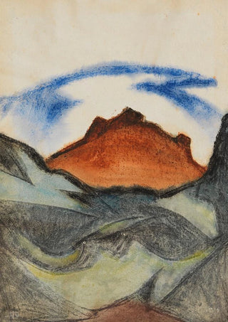Fritz Stuckenberg - Ohne Titel Berglandschaft.webp