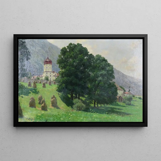 Fritz Wilhelm Rabending - Blick auf Stift Stams.webp