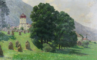 Fritz Wilhelm Rabending - Blick auf Stift Stams.webp