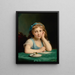 Rêverie - Fritz Zuber-Bühler — kehystetty taideteos seinällä