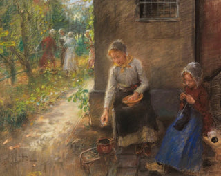 Rata Zandvoortissa - Fritz von Uhde — näkymä teoksesta