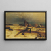 Dégel-maalaus - Fyodor Vasilyev — kehystetty taideteos seinällä