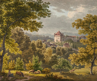 Gabriel Lory the Younger - Vue de Lausanne.webp