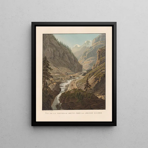 Gabriel Lory the Younger - Vue de la nouvelle route prs la Grande Galerie.webp