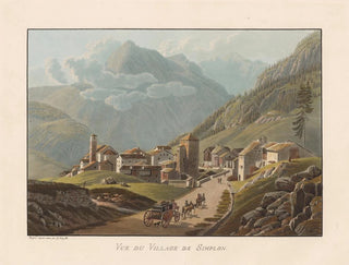 Gabriel Lory the Younger - Vue du village de Simplon.webp