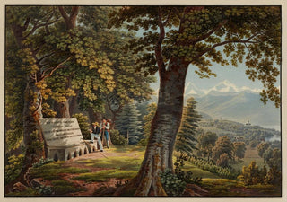 Gabriel Lory the Younger - Vue prise dans le petit bois nomm le Bchihlzli prs de Thoune.webp