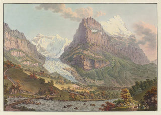 Gabriel Lory the older - Le Glacier inferieur du Grindelwald le Mont Eiger.webp