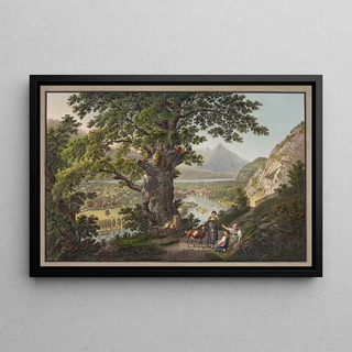 Gabriel Lory the older - Unterseen depuis le Hohbuhl.webp