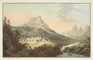 Gabriel Lory the older - Vue de lAbbaye dEinsiedlen et de ses Environs dans le Canton de Schweitz.webp