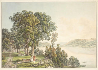 Gabriel Lory the older - Vue sur le Lac de Bienne prise de lIsle de St Pierre dans le Canton de Berne.webp