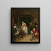L'intrus - Gabriel Metsu — kehystetty taideteos seinällä