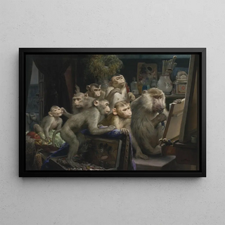 Gabriel von Max - Der Atelierbesuch.webp