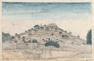 Gangaram Chintaman Tambat - View of Parbati a Hill near Poona Occupied by the Temples at which the Peshwa frequently Worships.webp