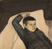 Poika makaa - Magnus Enckell — näkymä teoksesta