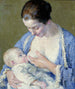 Äiti ja lapsi - Gari Melchers — näkymä teoksesta