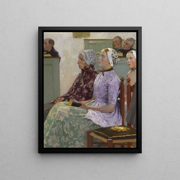 Gari Melchers - Sunday Mass.webp