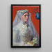 La Mariée - Gari Melchers — kehystetty taideteos seinällä