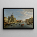 Venetsia, Santa Maria della Salute ja Grand Canalin sisäänkäynti - Gaspar Van Wittel — kehystetty taideteos seinällä