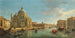 Näkymä Santa Maria della Salute -kirkosta Venetsiassa Grand Canalin sisäänkäynniltä - Gaspar Van Wittel — näkymä teoksesta