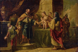 Gaspare Diziani - The Infant Moses Trampling On Pharaohs Crown.webp