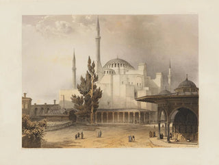 Gaspare Fossati - Aya Sofia Constantinople as recently restored by order of H M the sultan AbdulMedjid Pl15.webp