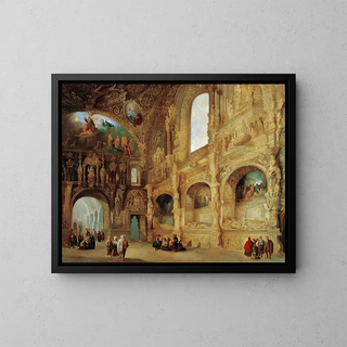 Genaro Prez Villaamil - The Chapel Of The Benavente Family In Medina De Rioseco.webp