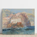 Gênes-maalaus, merestä katsottuna, katsoen Carignanon Santa Maria Assunta -kirkkoa - Joseph Mallord William Turner