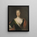 Sofia Gyllenstierna d'Ulaborg 1682–1722 - Georg Desmares — kehystetty taideteos seinällä