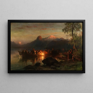 Georg Eduard Otto Saal - Norwegisches Fischerbegrbnis.webp