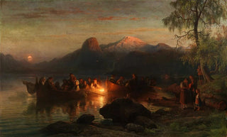 Georg Eduard Otto Saal - Norwegisches Fischerbegrbnis.webp
