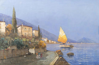 Georg Fischhof - Mediterranean Landscape.webp
