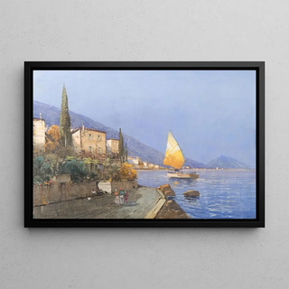 Georg Fischhof - Mediterranean Landscape.webp