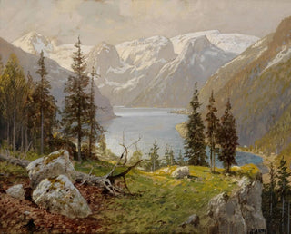 Hallstätter-järvestä - Georg Janny — näkymä teoksesta