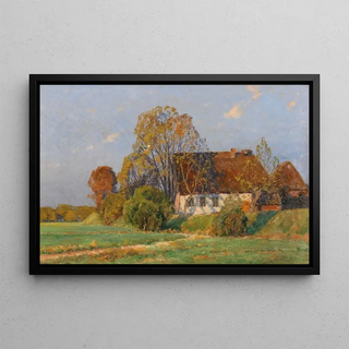 Georg Meinzolt - Friesisches Gehft Herbstabend.webp
