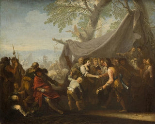 Georg Philipp Rugendas the Elder - Event at a Military Camp Wedding at a Military Camp.webp