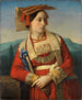 Portrait d'une jeune femme romaine - Georg Wilhelm Fasel — näkymä teoksesta