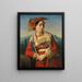 Portrait d'une jeune femme romaine - Georg Wilhelm Fasel — kehystetty taideteos seinällä
