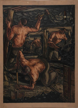 George Bissill - Industrial Coal mine scene.webp