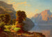 Näkymä järvestä vuoristossa - George Caleb Bingham — näkymä teoksesta