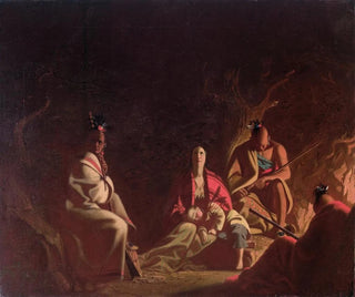 Capturé par des Indiens - George Caleb Bingham — näkymä teoksesta