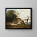Cottage-tilanteesta - George Caleb Bingham — kehystetty taideteos seinällä