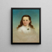 Mademoiselle Julia Eveline Drennon - George Caleb Bingham — kehystetty taideteos seinällä