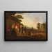 George Caleb Bingham - Tir taulu naudalle — kehystetty taideteos seinällä