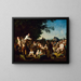 Discours sur une souche - George Caleb Bingham — kehystetty taideteos seinällä