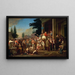 "Länsikunnan valinta" - George Caleb Bingham — kehystetty taideteos seinällä