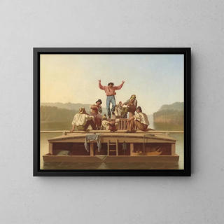George Caleb Bingham - The Jolly Flatboatmen.webp