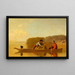 Paluu metsänvartijoille - George Caleb Bingham — kehystetty taideteos seinällä
